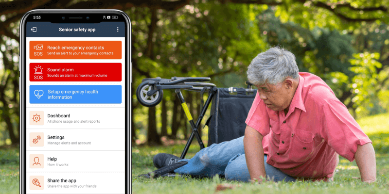 Senior Safety App and Monitoring Devices 